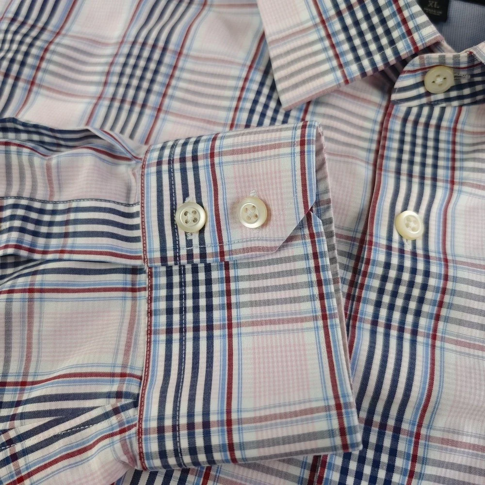 Banana Republic Shirt Mens XL Slim Fit Non Iron Long Sleeve Button Up Cotton